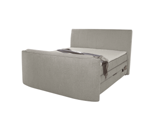 Lit Boxspring 180 cm x 200 cm Bel Air chenille gris