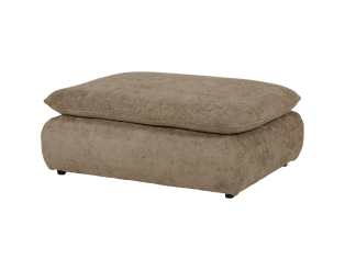 Pouf Venice en tissu gris