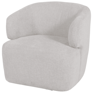 Fauteuil Pivotant Timo Chenille beige