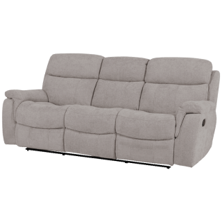 Canapé 3 places 2 relax manuels Orion taupe