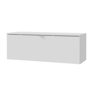 Meuble tv suspendu 100 cm Libertad blanc brillant
