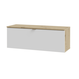 Meuble tv suspendu 100 cm Libertad Artisan / blanc