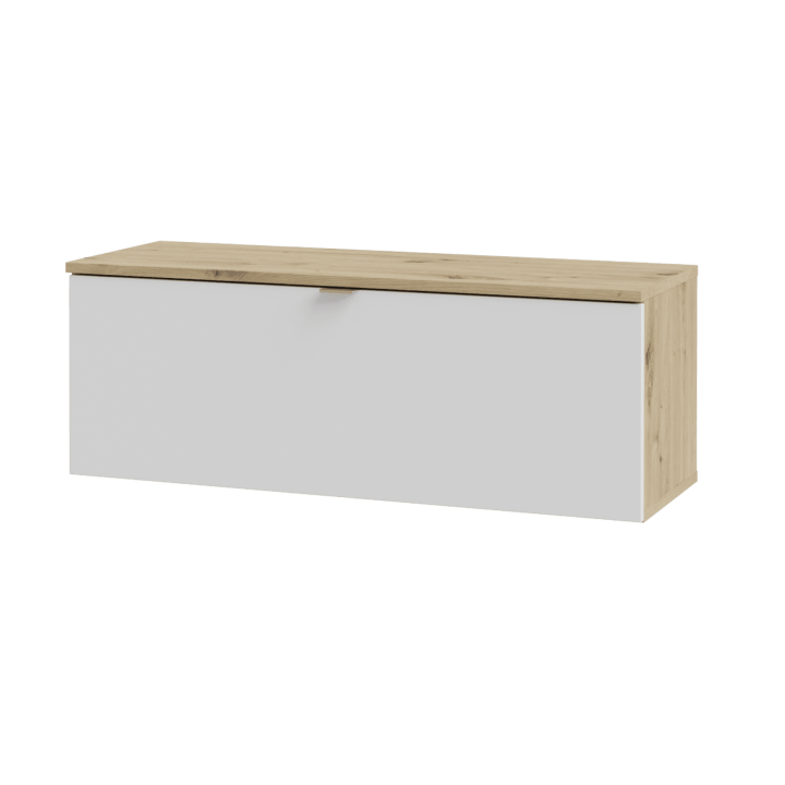 Meuble tv suspendu 100 cm Libertad Artisan / blanc