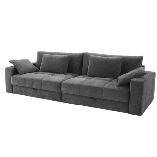 Big sofa Space chenille Gris foncé