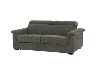 Canapé lit Colosseo 160 cm tissu merlin anthracite