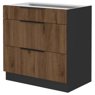 Bas 80 cm Casserolier  Monza noyer