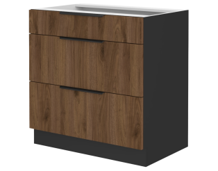 Bas 80 cm Casserolier  Monza noyer