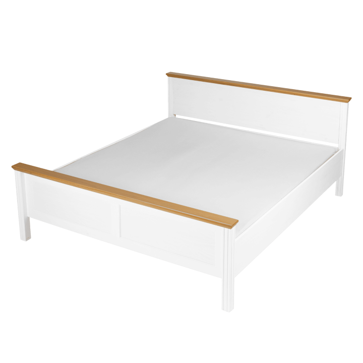 Lit 140 x 200 cm Maluno blanc