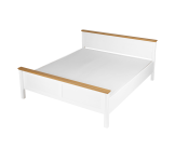 Lit 160 x 200 cm Maluno blanc