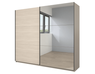 Armoire 2 portes coulissantes Lola 250 cm