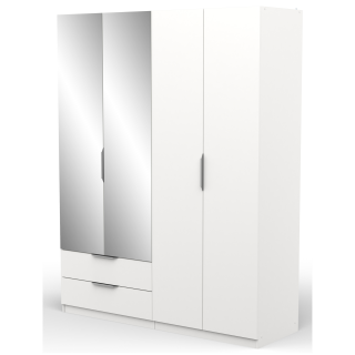 Armoire Ghost 4 portes blanc