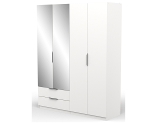 Armoire Ghost 4 portes blanc