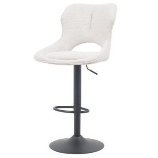 Chaise de bar Mori tissu Beige