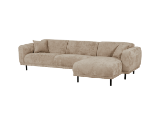Canapé d'angle droit Balena beige