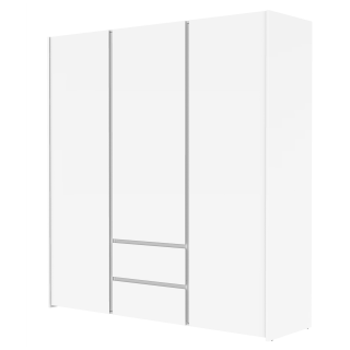 Armoire 3 portes, 2 tiroirs Mosaik blanc ( sur commande )