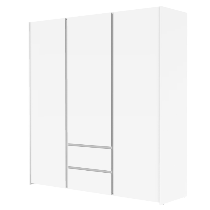 Armoire 3 portes, 2 tiroirs Mosaik blanc ( sur commande )