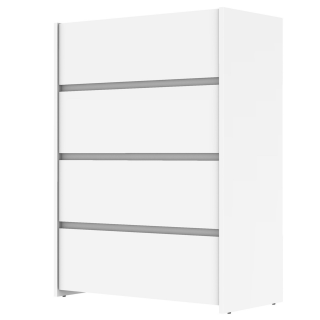 Commode 4 tiroirs Mosaik blanc ( sur commande )