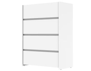 Commode 4 tiroirs Mosaik blanc ( sur commande )