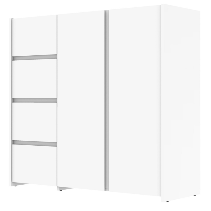 Enfilade 2 portes et 4 tiroirs Mosaik blanc ( sur commande )