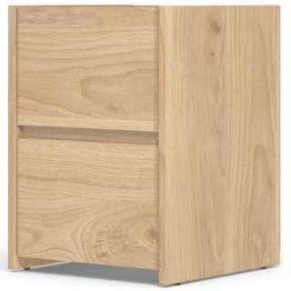 Chevet 2 tiroirs Mosaik décor Hickory ( sur commande )