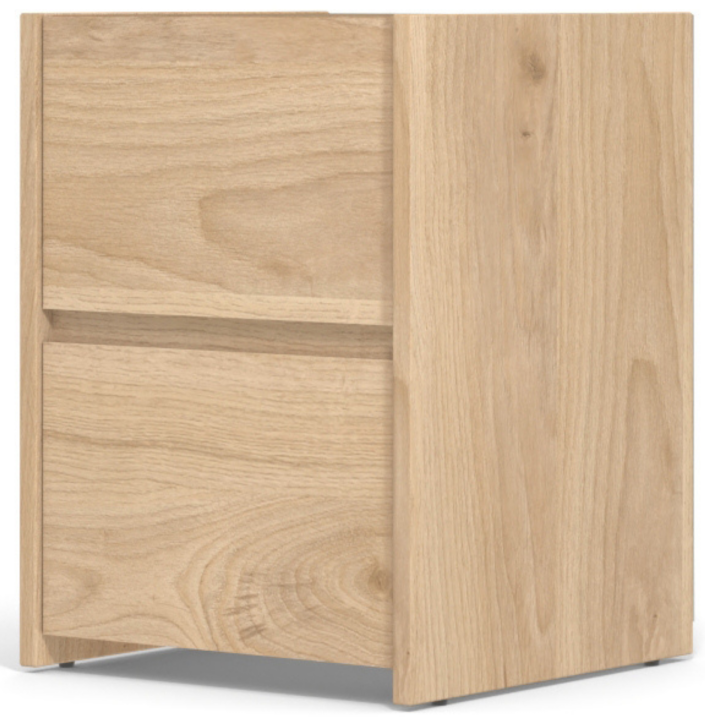 Chevet 2 tiroirs Mosaik décor Hickory ( sur commande )