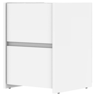 Chevet 2 tiroirs Mosaik blanc ( sur commande )