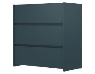 Commode 3 tiroirs Mosaik Bleu nuit ( sur commande )