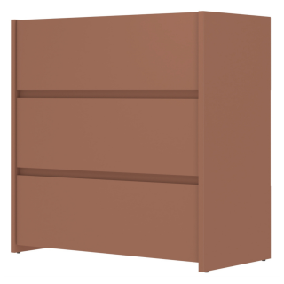 Commode 3 tiroirs Mosaik Terracota  ( sur commande )
