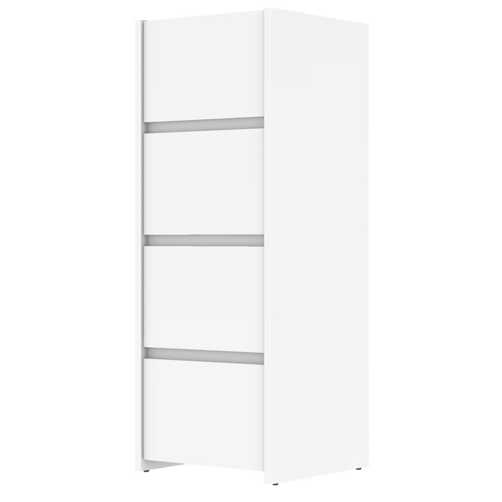 Chiffonnier 4 tiroirs Mosaik blanc ( sur commande )