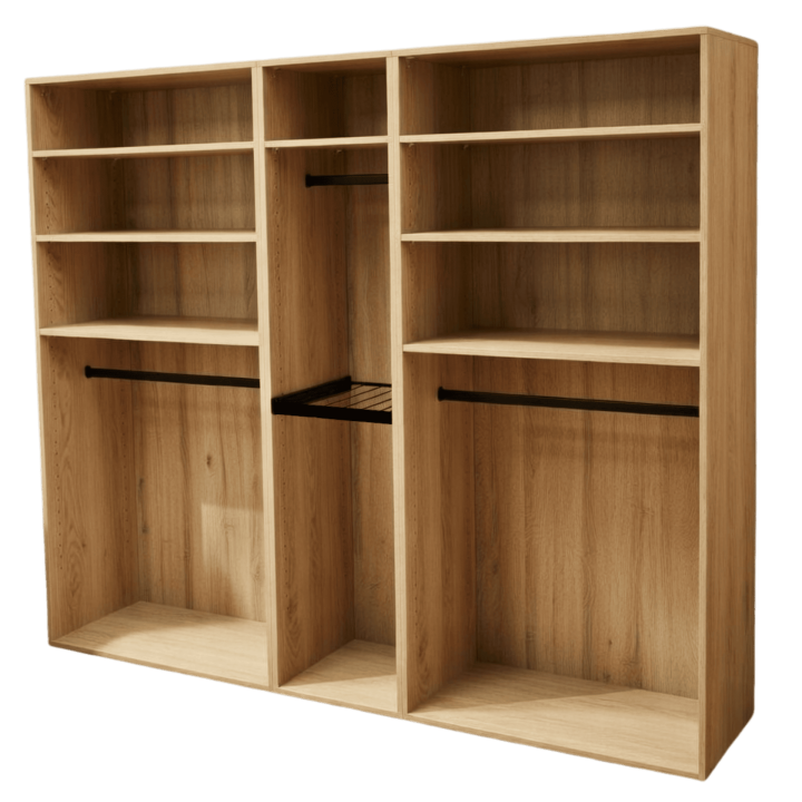 Casa - dressing 240 cm Chêne Hickory