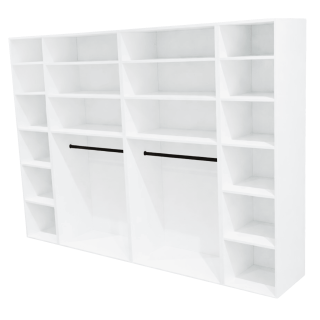 Casa - dressing 270 cm Blanc