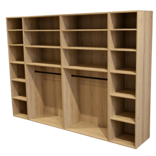 Casa - Dressing 270 cm chêne hickory