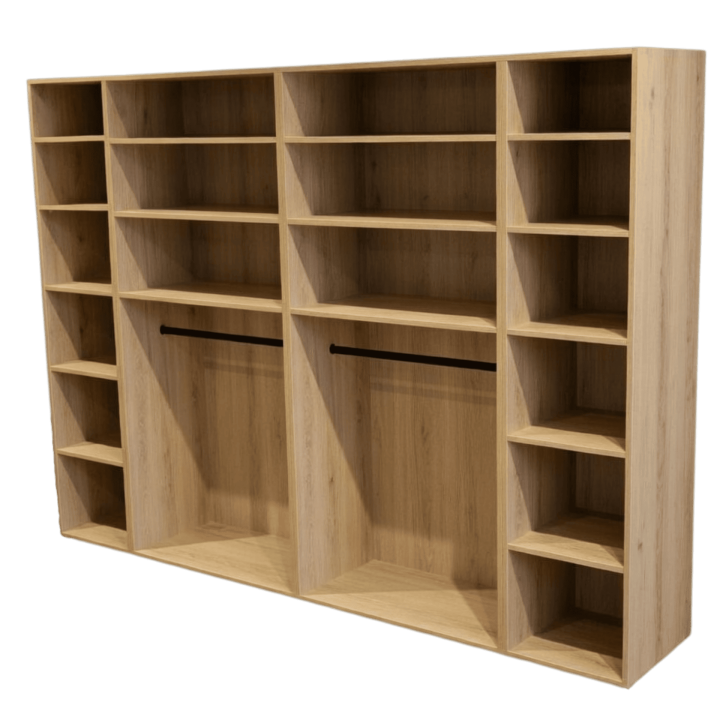 Casa - Dressing 270 cm chêne hickory