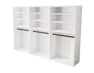 Casa 2 - dressing 270 cm blanc