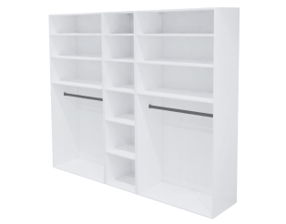 Casa - Dressing 225 cm - Blanc