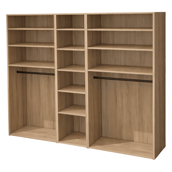 Casa - Dressing 225 cm Chêne hickory