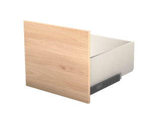 Casa - Tiroir double avec entourage L 45 cm Chêne hickory