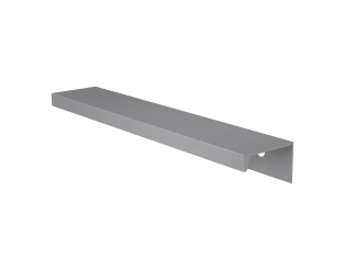 Poignée Casa anguleuse alu brossé L 168 mm