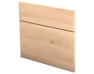 Kit 2 façades Casa tiroir chêne hikory L 45 cm