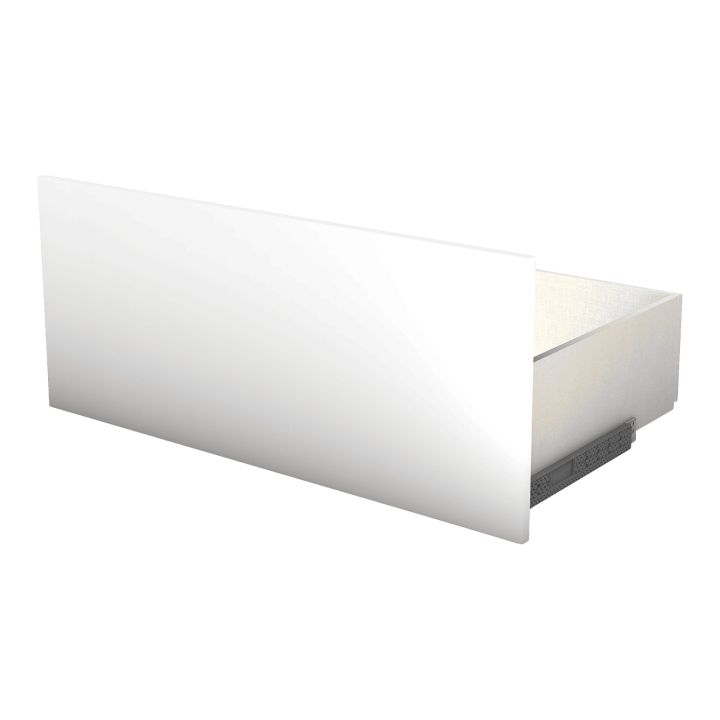 Tiroir simple avec entourage L 90 cm Casa Blanc