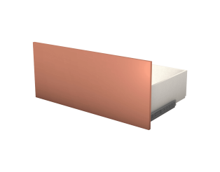 Tiroir simple avec entourage Casa L 90 cm Terra