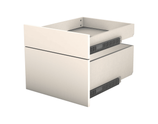 Tiroir double Casa avec entourage L 45 cm Sable