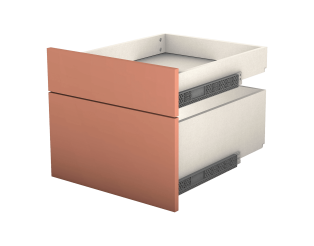 Tiroir double avec entourage Casa L 45 cm Terra