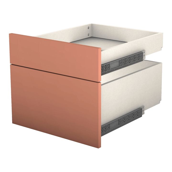 Tiroir double avec entourage Casa L 45 cm Terra