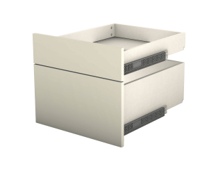 Tiroir double avec entourage Casa L 45 cm sauge