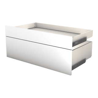 Tiroir double avec entourage Casa L 90 cm Blanc