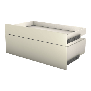 Tiroir double Casa avec entourage L 90 cm - Sauge