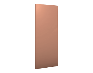 Porte simple Casa H 116 cm - L 60 cm Terra