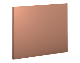 Porte Casa H 38 cm x L 60 cm terracota