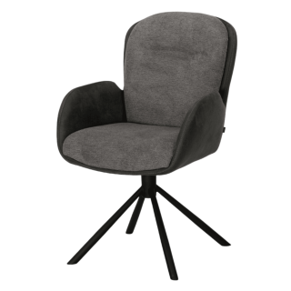 Chaise avec accoudoirs Longford anthracite